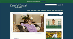 Desktop Screenshot of danielodonnell.org