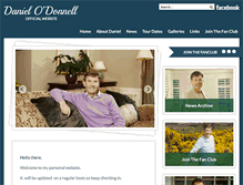 Tablet Screenshot of danielodonnell.org